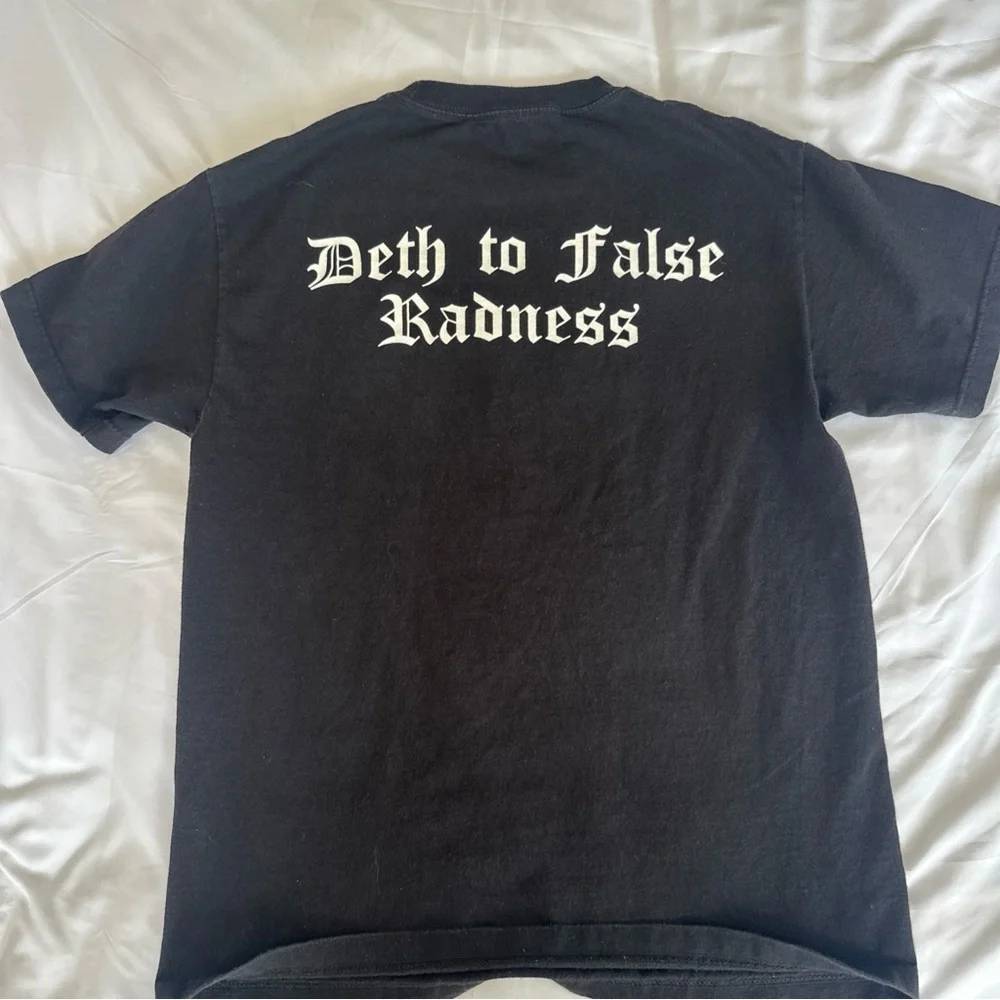 Methsyndicate Black Short‎ Sleeve T-Shirt Men's Medium Grunge Emo Streetwear